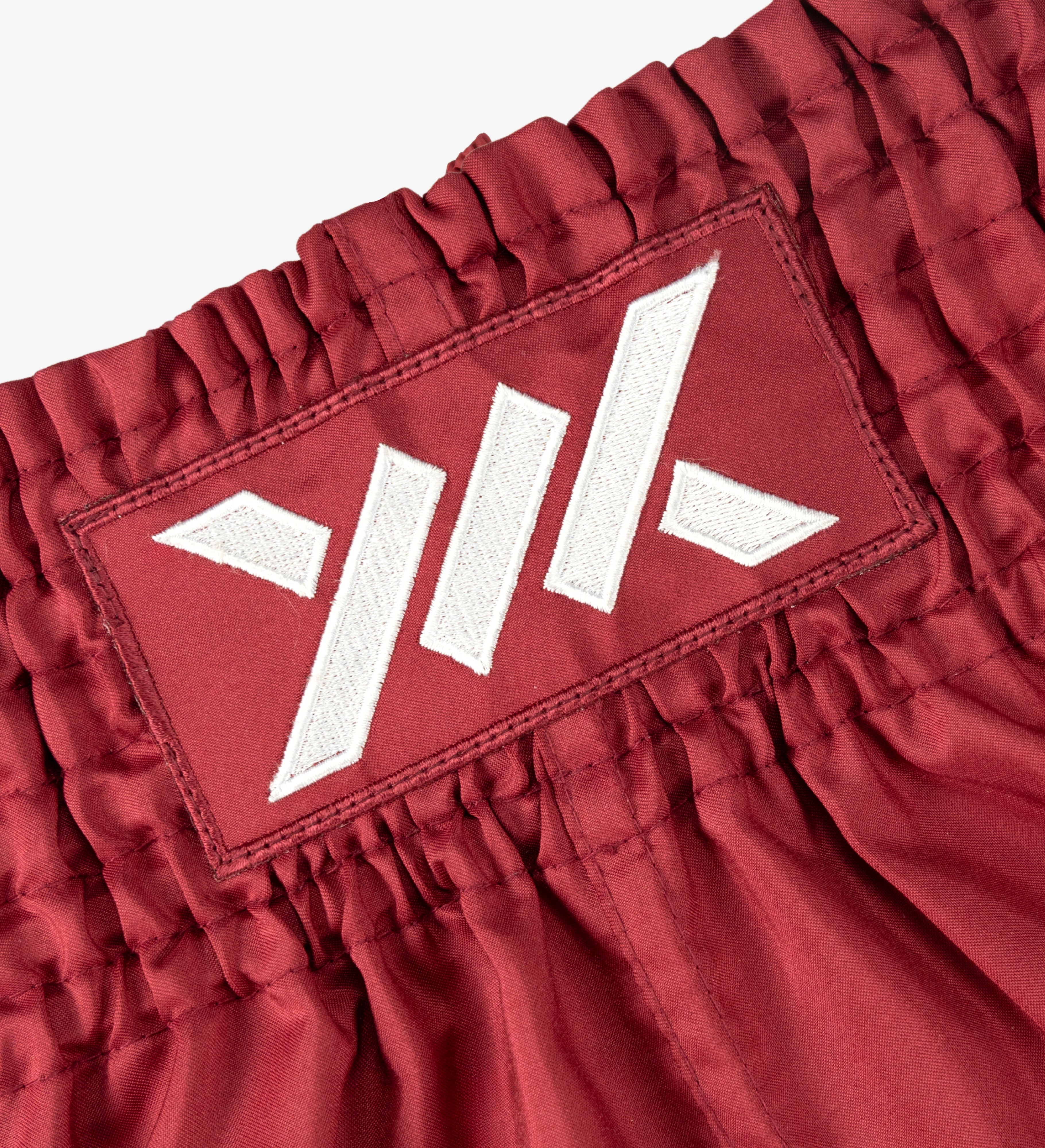 Caged Classic Muay Thai Shorts - Bordeaux Rood