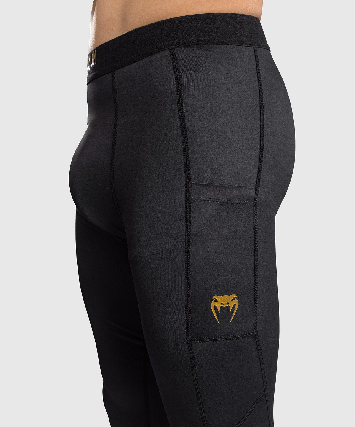 Venum Compressiebroek Streamline - Zwart/Goud
