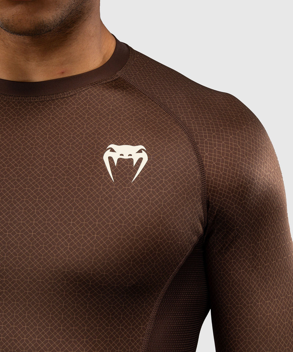 Venum Rashguard x Roger Gracie Academy - Donkerbruin