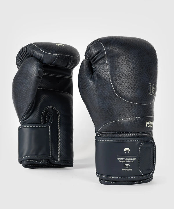Venum Bokshandschoenen Impact Evo Scales - Nachtblauw