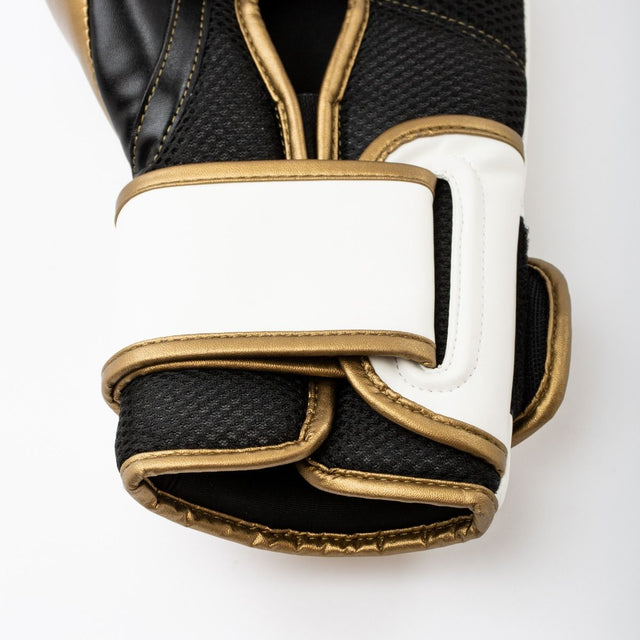 Boxerské rukavice Everlast Powerlock 2R – Bílé/Zlaté
