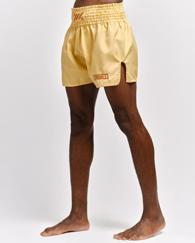 Muay Thai trenky Caged Classic – Peach