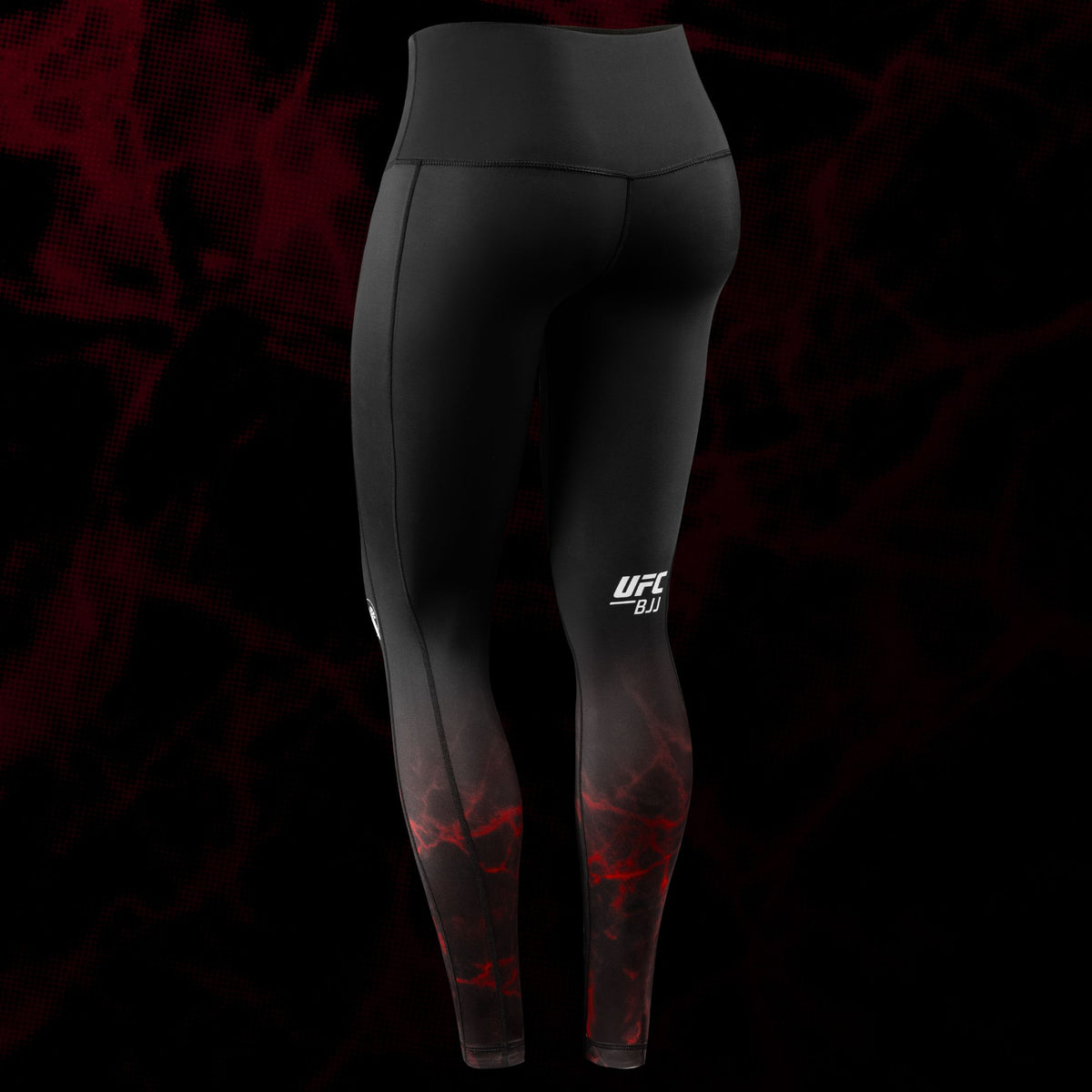 Hayabusa x UFC BJJ Leggings Dames - Zwart/Rood