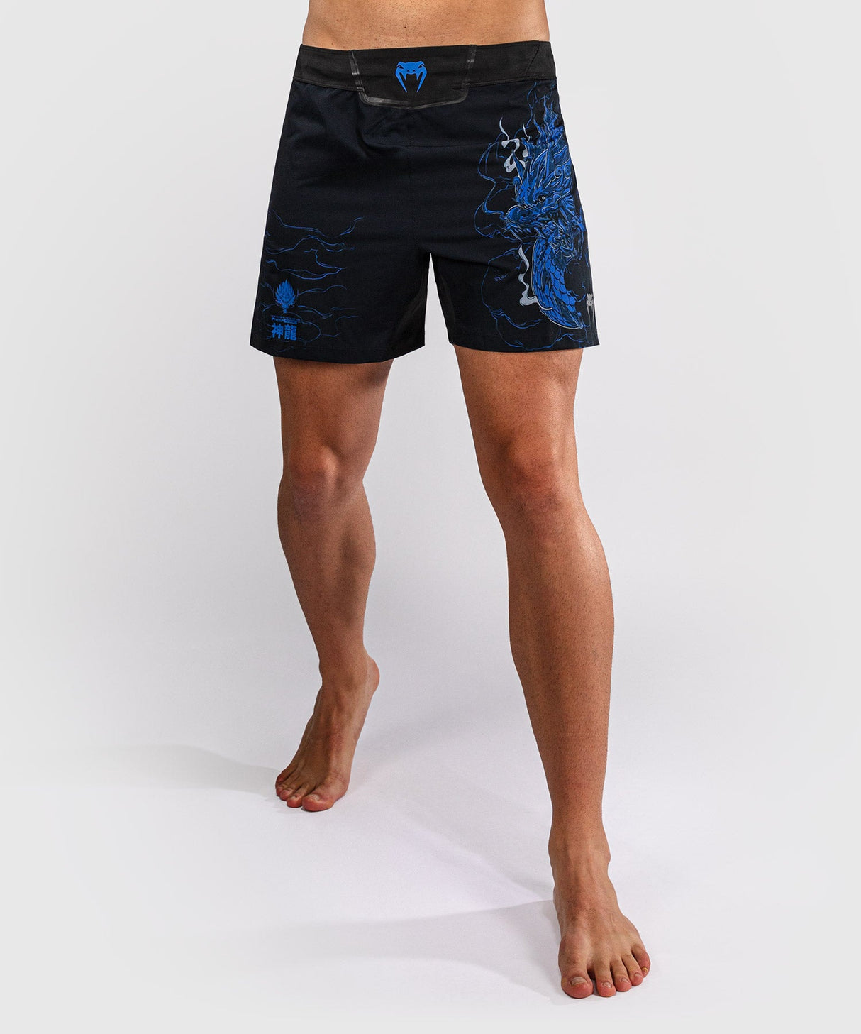 Venum MMA Shorts Thunder Dragon - Zwart/Koningsblauw