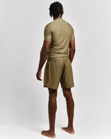 Caged Rashguard Tactical Korte Mouwen - Legergroen