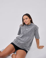 Caged Classic T-shirt - Washed Grijs