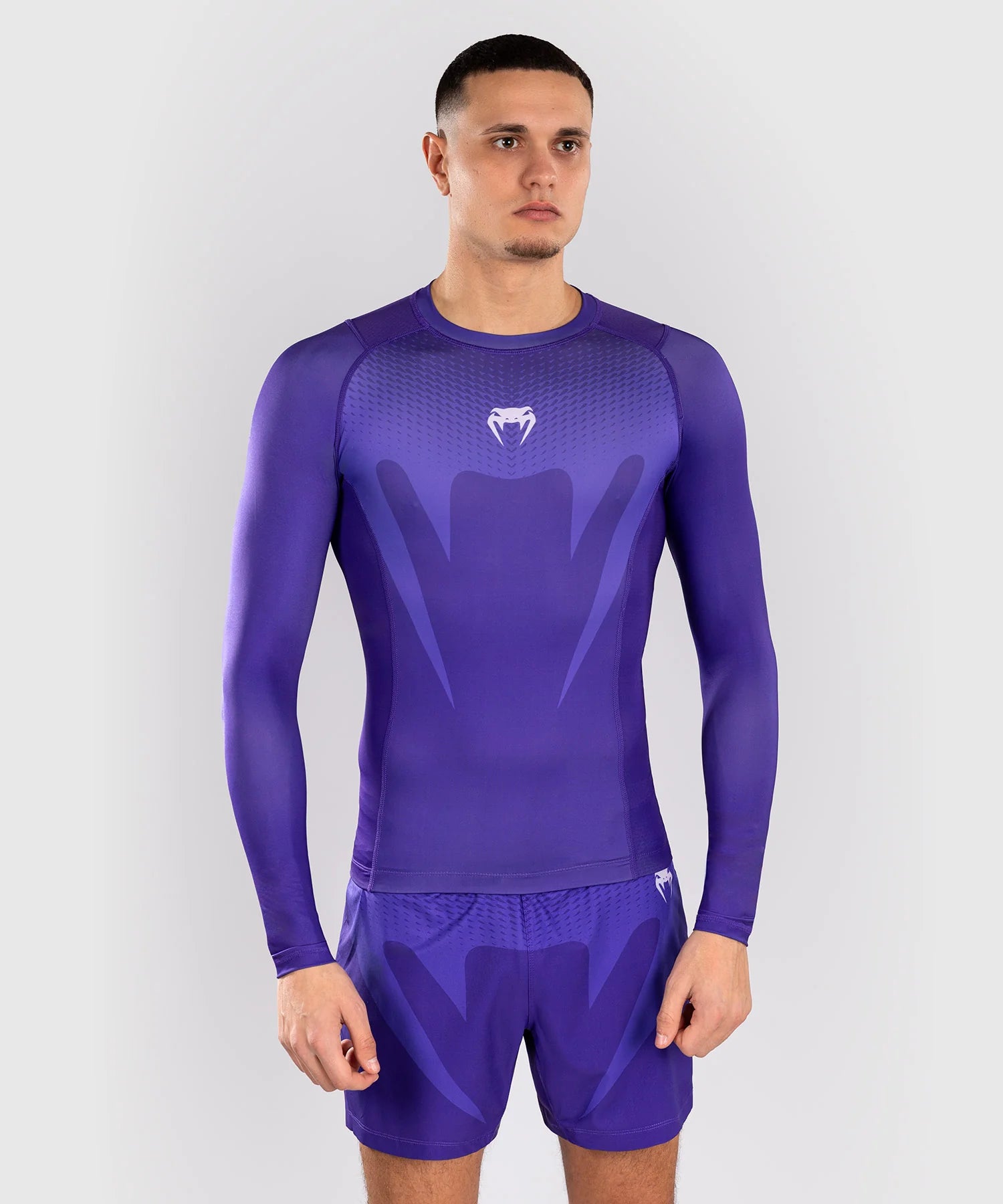Rashguard Venum No Gi Maniche lunghe – Viola