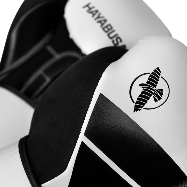 Hayabusa Boxhandschuhe S4 – Weiß/Schwarz