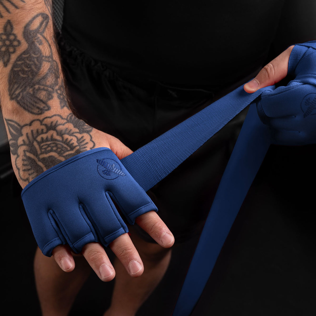 Hayabusa Handwraps Knuckle Guard - Blauw