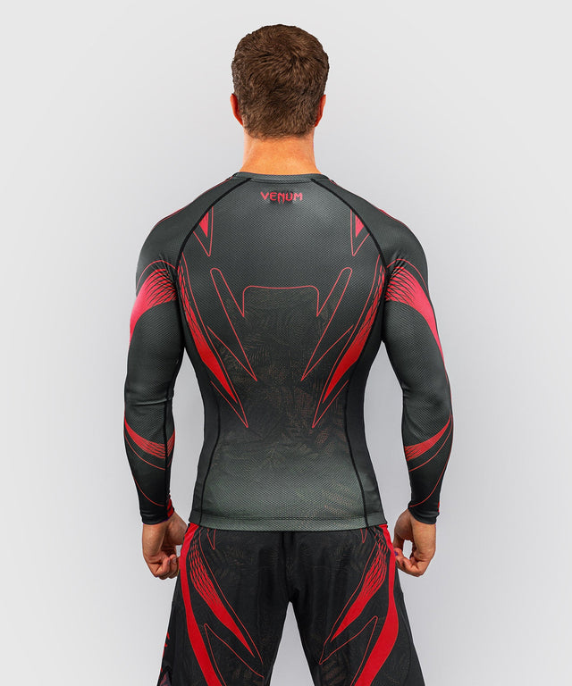 Venum Rashguard Amazonia Reborn Lange Mouwen - Zwart/Rood