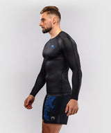 Venum Rashguard Thunder Dragon - Zwart/Koningsblauw