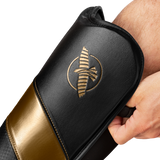 Hayabusa Scheenbeschermers T3 Full - Zwart/Goud