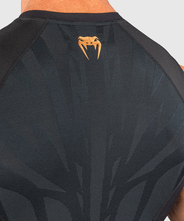 Venum Rashguard G-Fit Revolution Ärmelloses – Schwarz/Kupfer