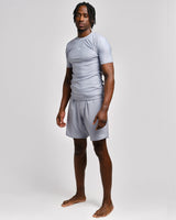 Caged Rashguard Tactical Korte Mouwen - Gunmetal Grey