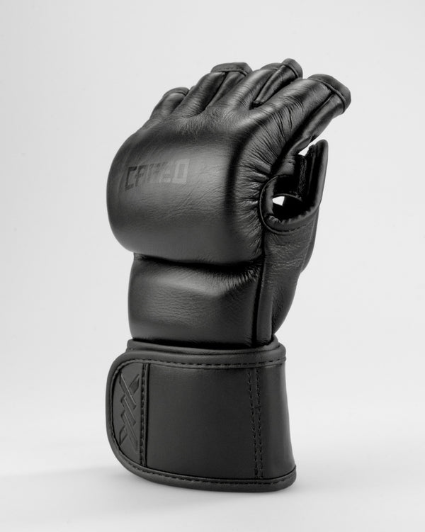 Caged MMA Handschoenen 'X' Series - Zwart/Zwart