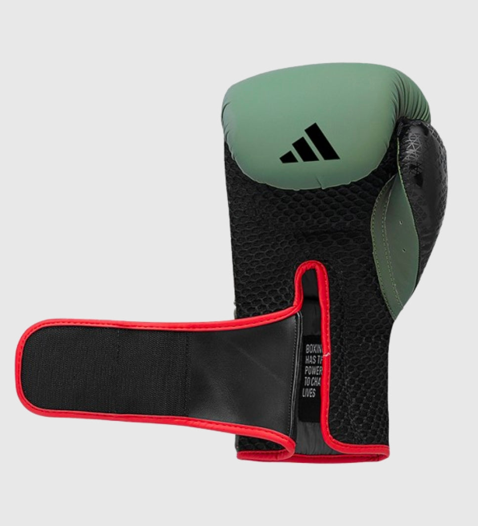 Adidas (Kick)Bokshandschoenen Combat 50 - Kaki Groen/Zwart