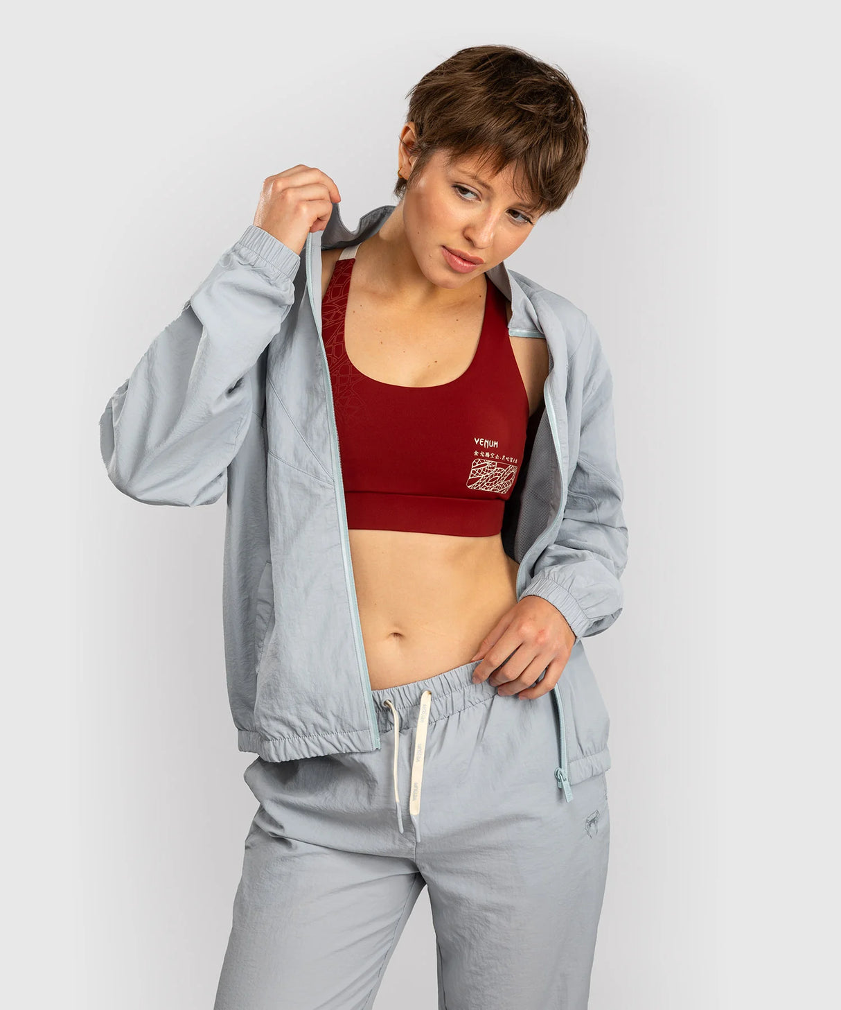 Venum Damen-Trainingsjacke Vectra – Sturmblau