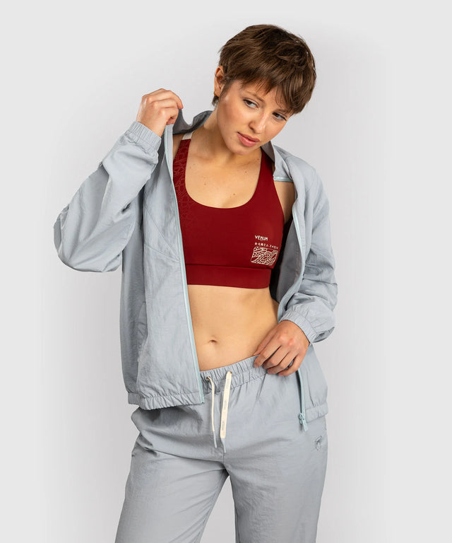 Chaqueta de entrenamiento Venum Vectra para mujer – Azul tormenta