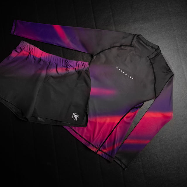 Hayabusa Rashguard Apex Nova Lange Mouwen Dames - Paars
