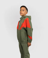 Venum Kids Vectra Trainingsjacke – Armeegrün/Orange