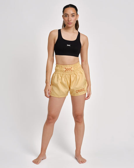 Caged Muay Thai Shorts Classic - Peach vrouw