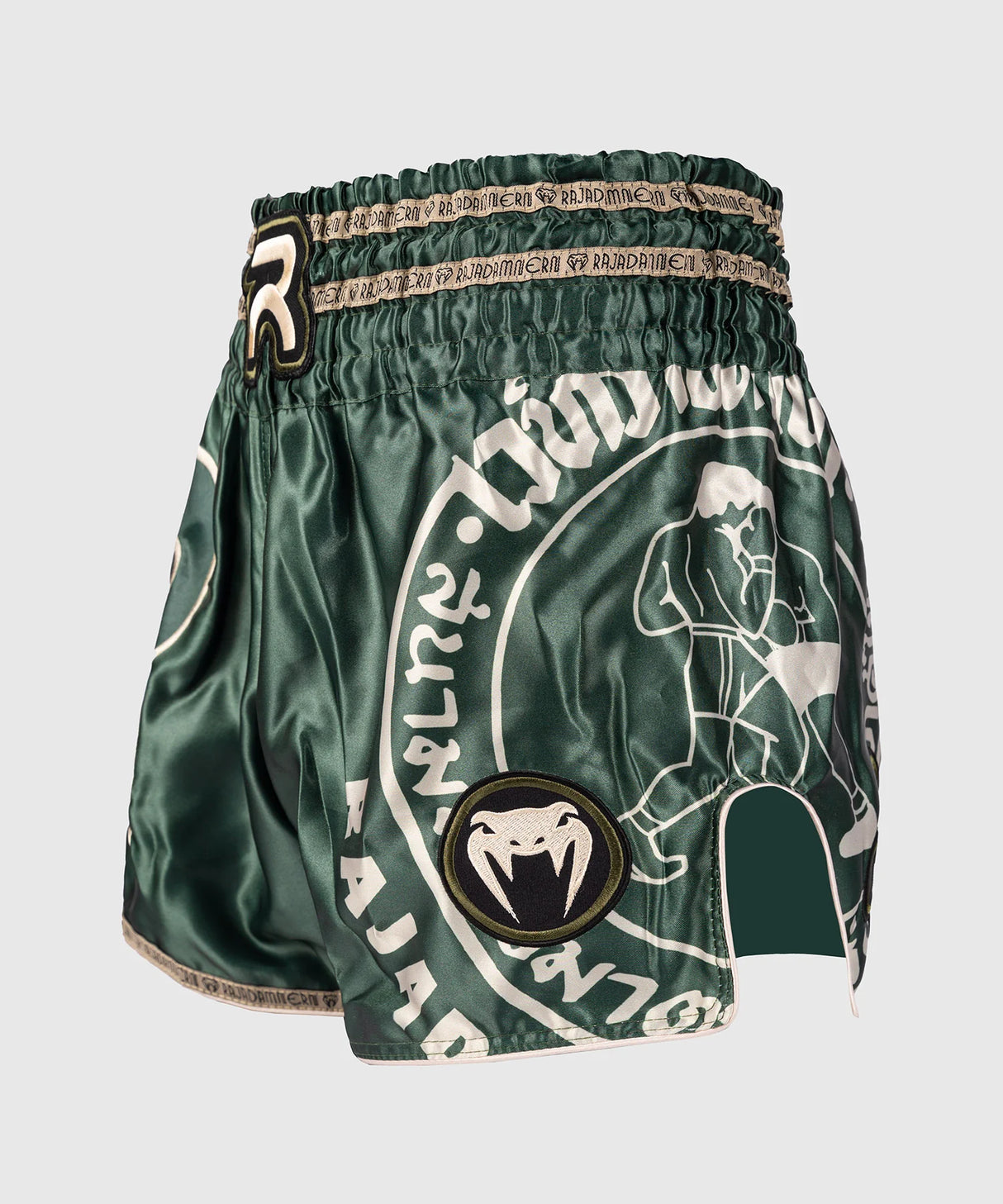 Venum x Rajadamnern Muay Thai Shorts - Legergroen
