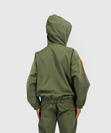 Venum Kids Vectra Trainingsjacke – Armeegrün/Orange