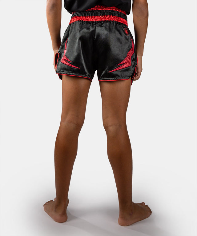 Venum Muay Thai Shorts Attack Kinderen - Zwart/Rood
