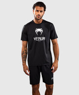 Venum T-Shirt Classic Dry Tech - Zwart/Zilver