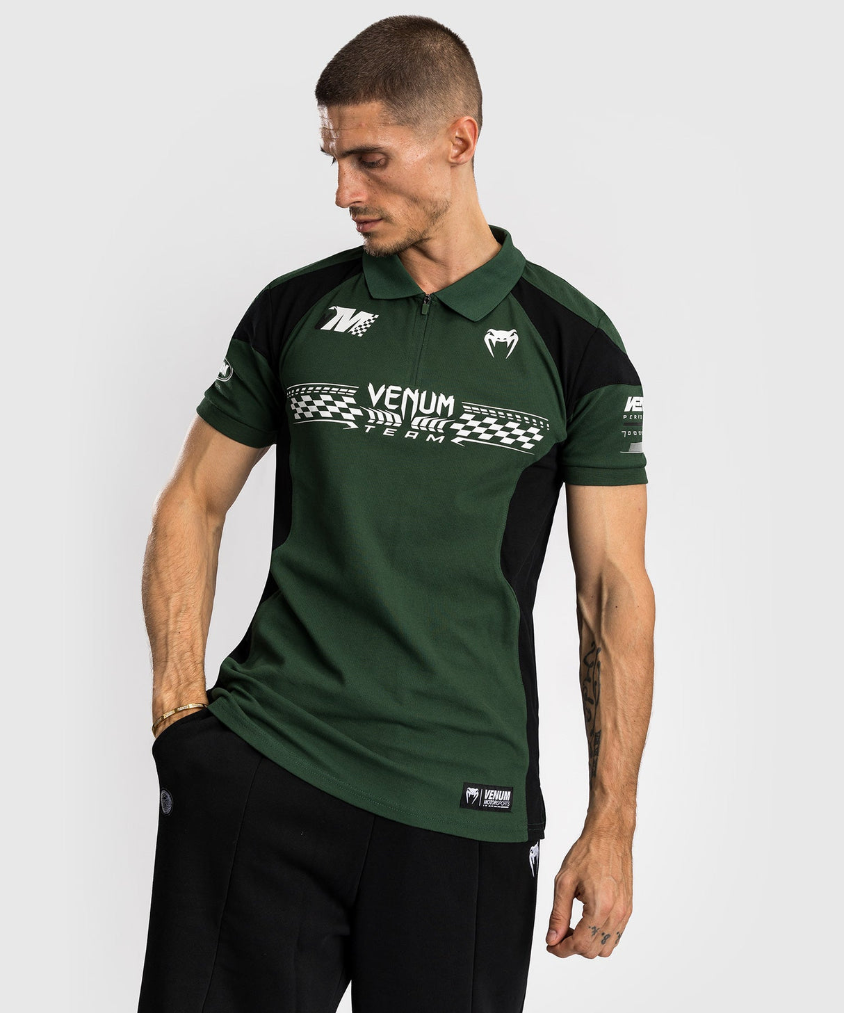 Venum Motorsport Polo - Diep Groen