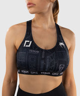Venum Karate Combat Sportbeha - Zwart/Grijs