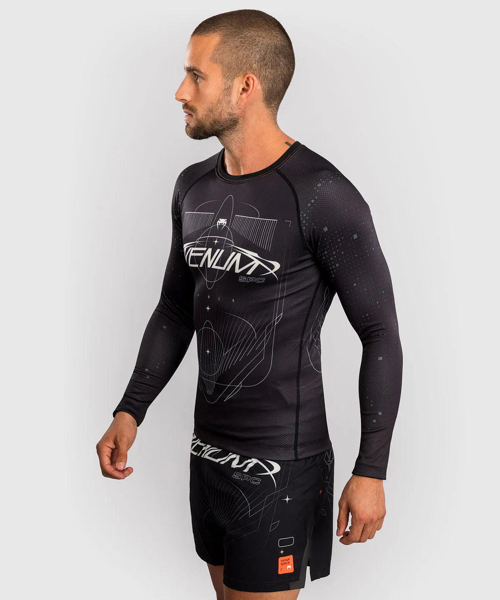 Venum Rashguard Lange Mouwen Eclipse - Zwart