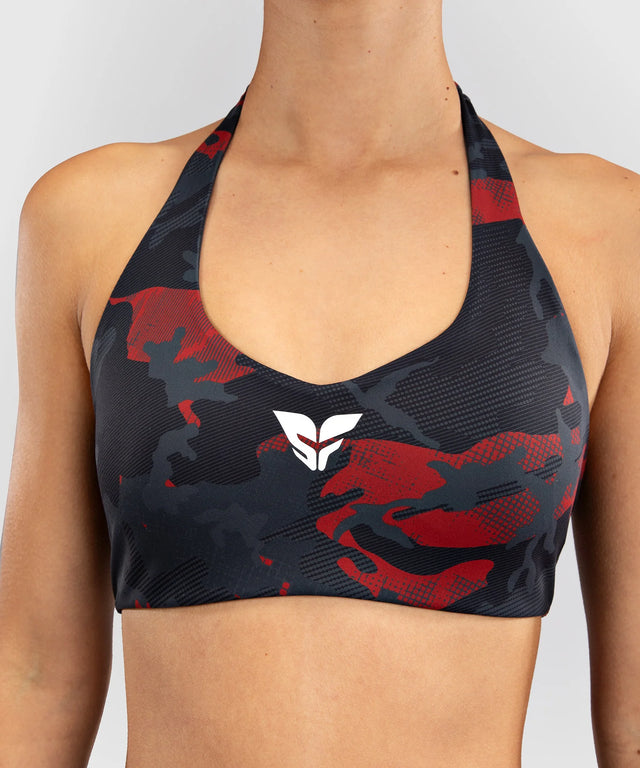 Sportovní podprsenka Venum x Sophia Rose – Urban Red Camo