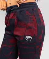 Venum UFC Trainingsbroek Zenith - Marineblauw/Bordeauxrood/Zilver