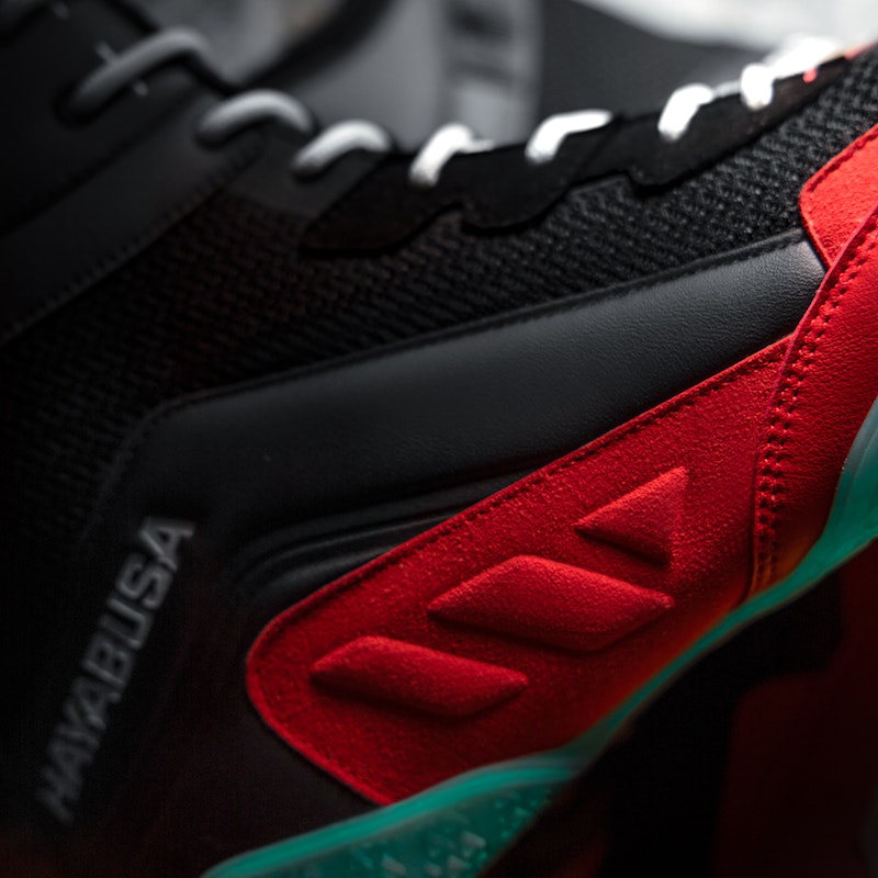 Hayabusa Boksschoenen Talon - Zwart/Rood/Blauw