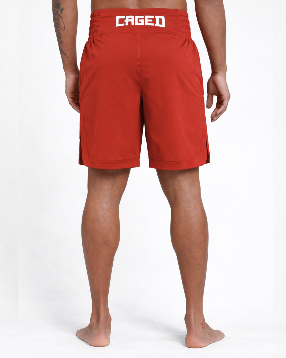Caged Boksbroek Classic - Rood