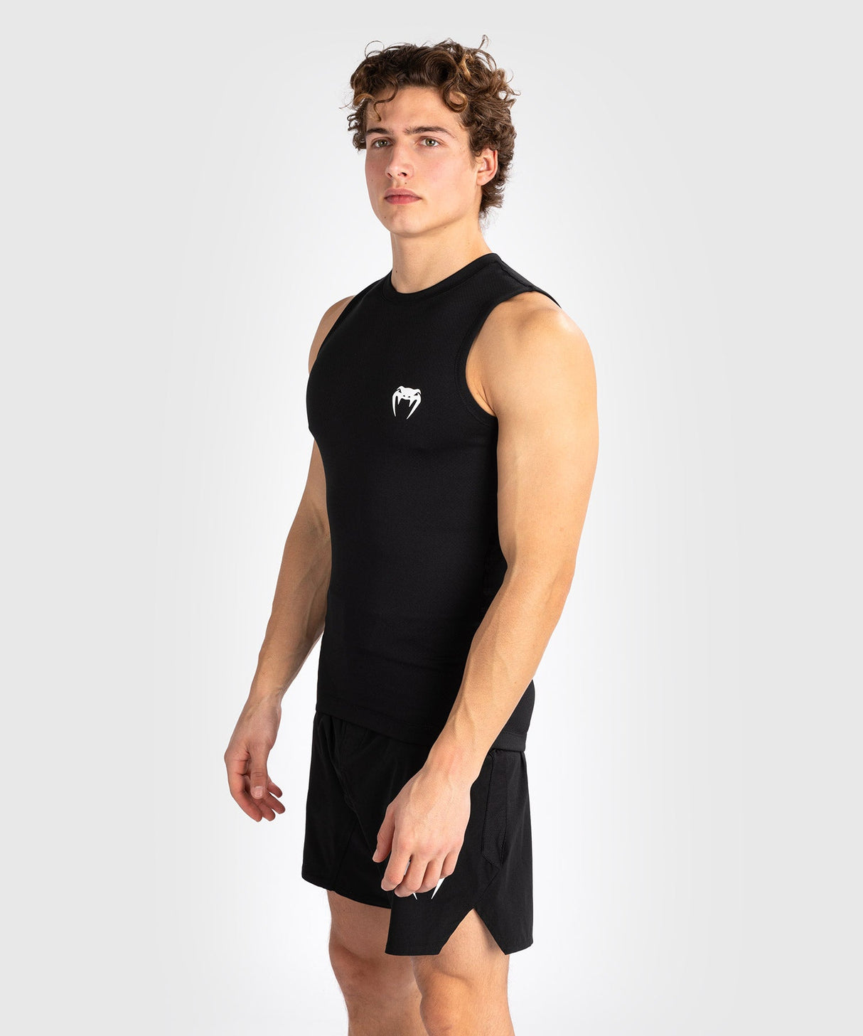 Venum Rashguard Contender - Zwart/Wit