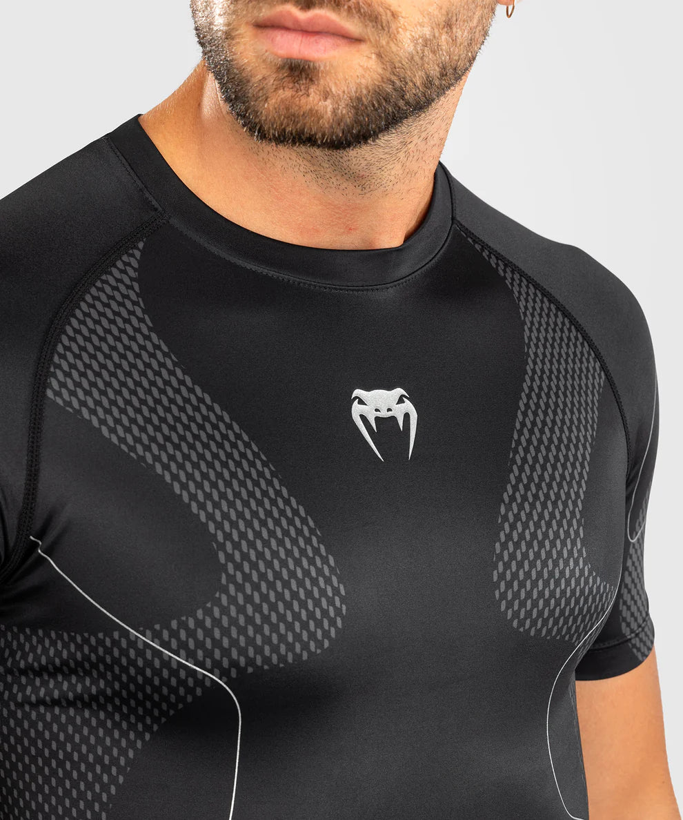 Venum Rashguard Korte Mouwen Nexus - Zwart