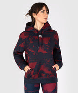 Venum UFC Hoodie Zenith - Marineblauw/Bordeauxrood/Zilver