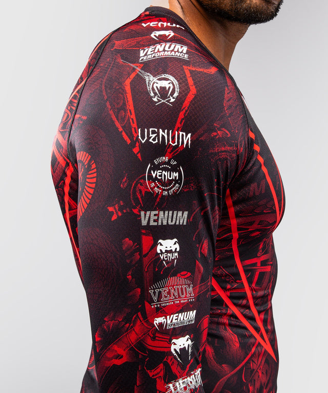 Venum Rashguard 20th Anniversary Lange Mouwen - Zwart/Rood