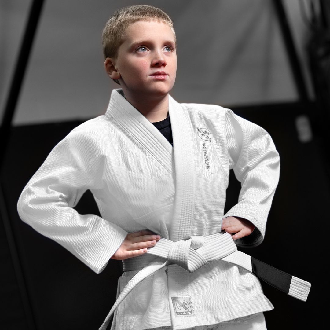 Hayabusa BJJ Gi Essential Kinderen - Wit