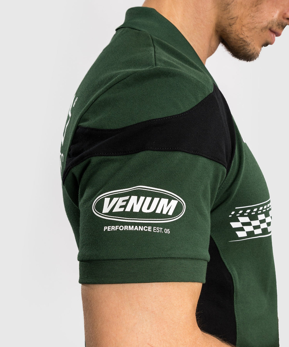 Venum Motorsport Polo - Diep Groen