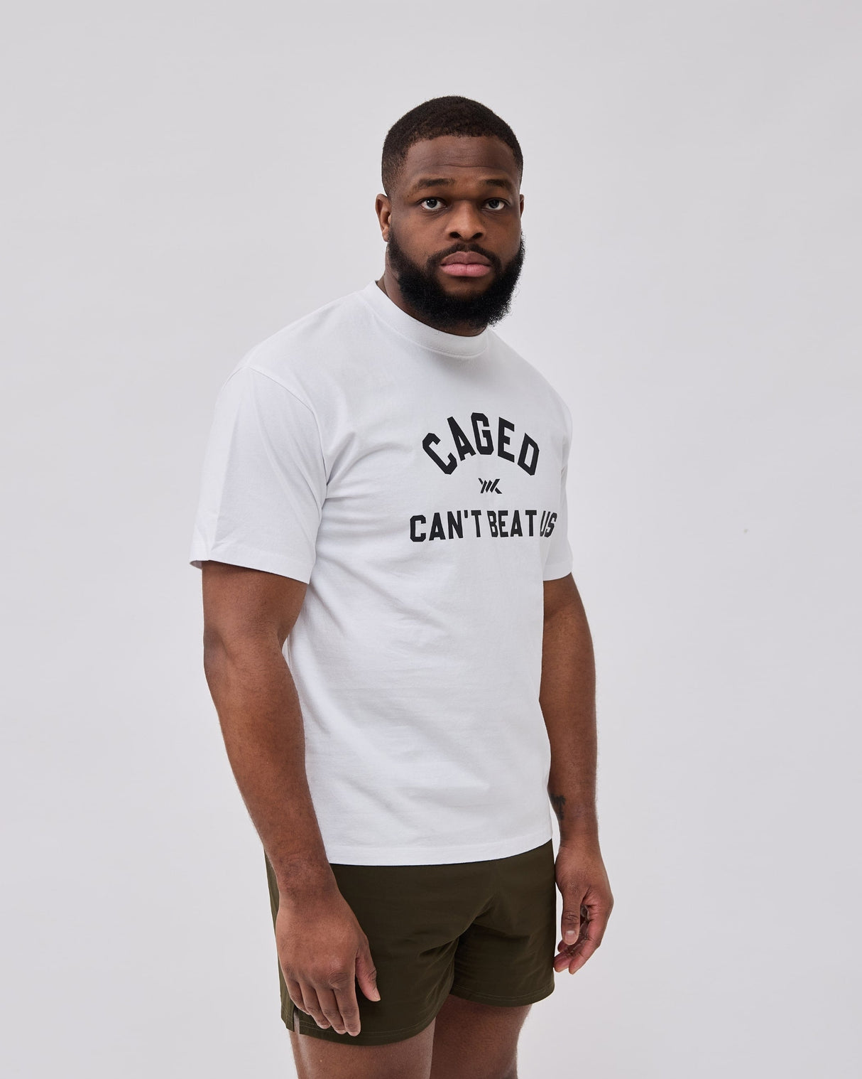Caged Club T-shirt - Wit