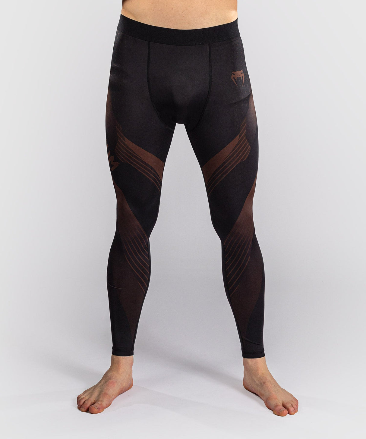 Venum Compressiebroek No-Gi 6.0 - Zwart/Bruin