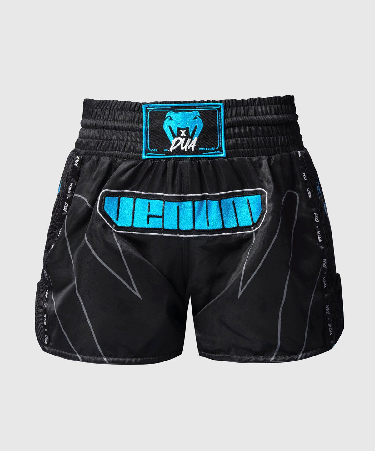 Venum Muay Thai Shorts x Dua - Zwart/Electric Blue