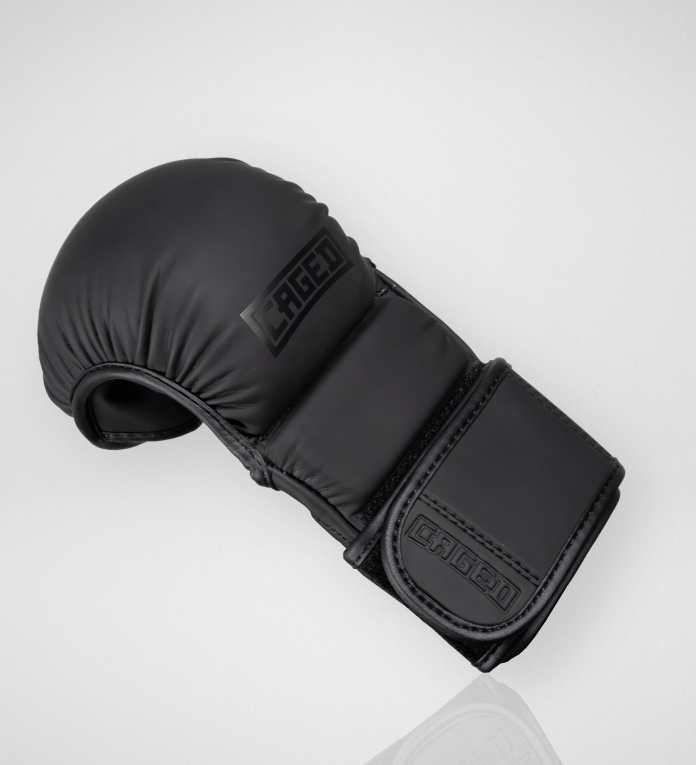 Caged MMA Handschoenen Shadow Sparring - Zwart/Zwart