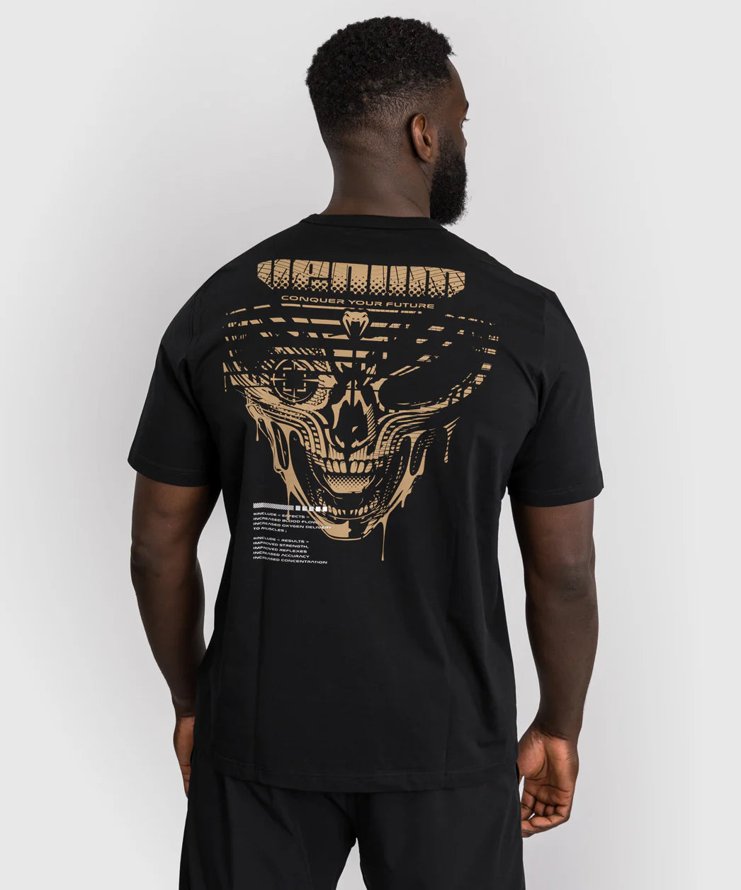 Venum T-Shirt Invader - Zwart/Zand