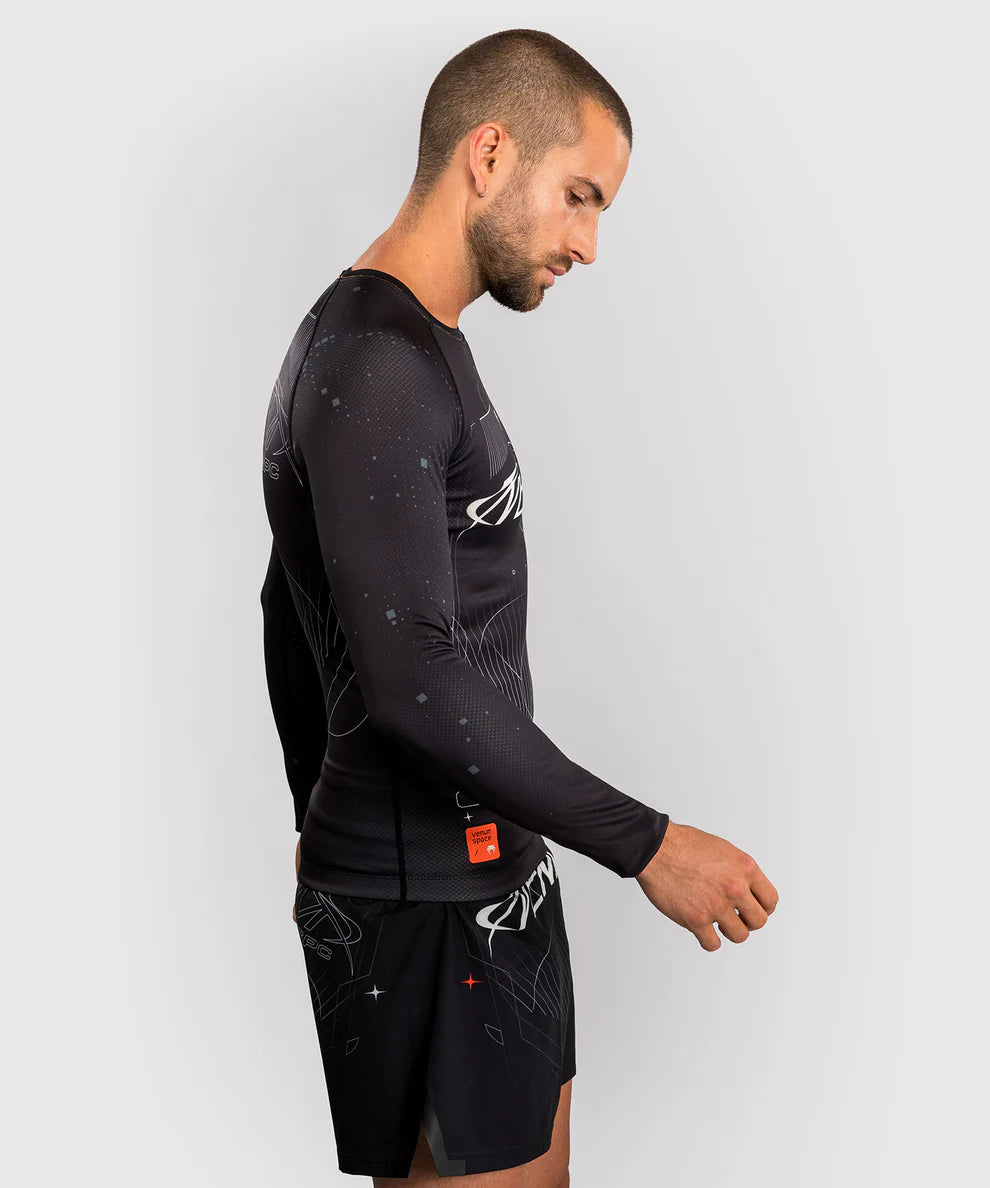 Venum Rashguard Lange Mouwen Eclipse - Zwart