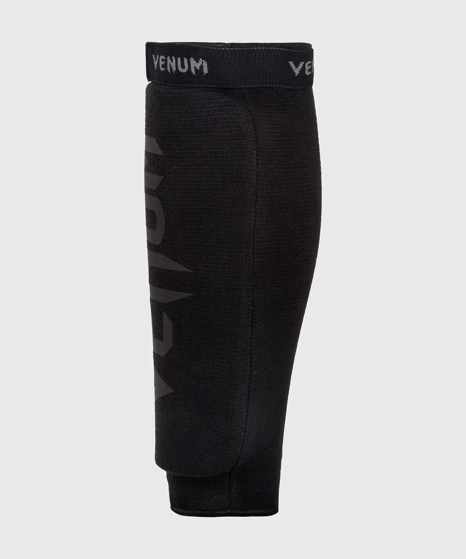 Venum Kickboks Scheenbeschermers Kontact zonder voet - Zwart/Zwart
