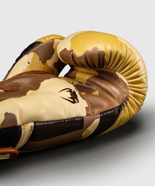 Mănuși de box Venum Elite – Bej pal/Maro